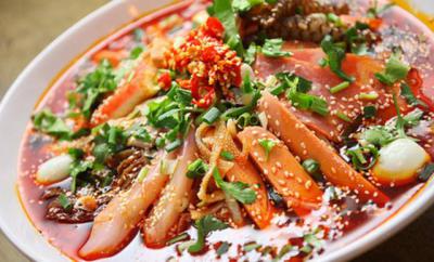 成都冒菜技術培訓班哪家專業(yè)？全部綠色調(diào)料戳穿透明